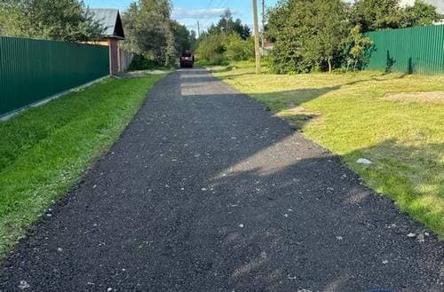 Укладка асфальтовой крошки в Подольске